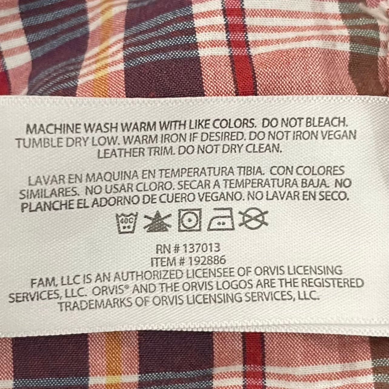 90s vintage 古着 ビンテージ ORVIS オービス ブルゾン 内側チャック フルジップ