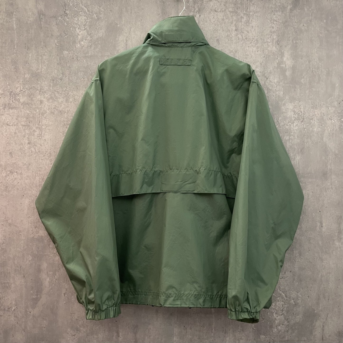 90s vintage 古着 ビンテージ ランズエンド LANDS END ナイロンジャケット フルジップ ドローコード テック
