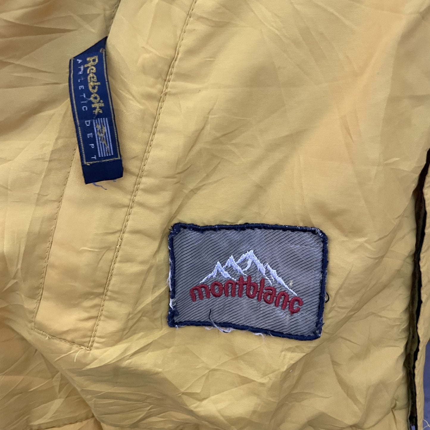90s vintage 古着 ビンテージ Reebok リーボック ナイロンジャケット ジャケット ツートン ワッペン