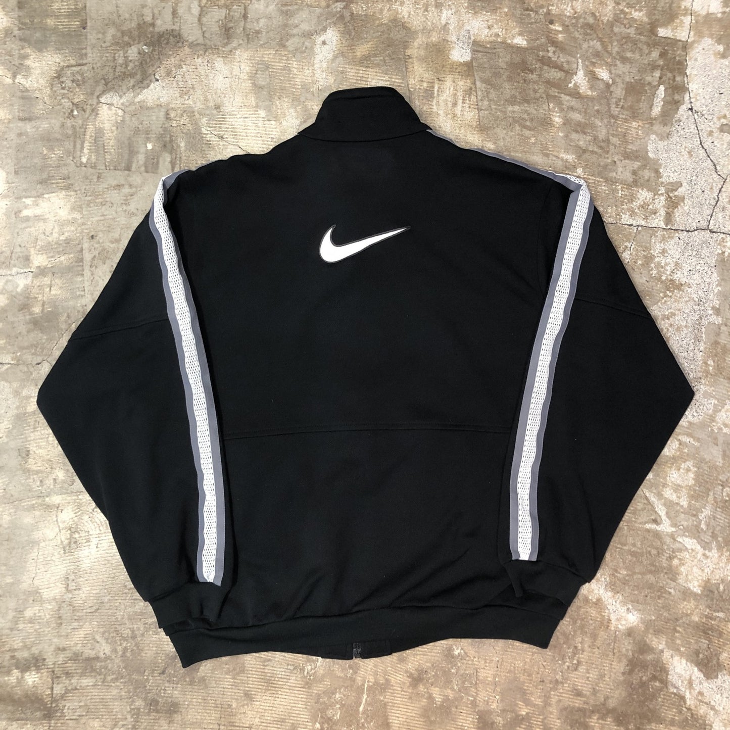 90s NIKE 白タグ サイドライントラックジャケット ワンポイントスウォッシュ