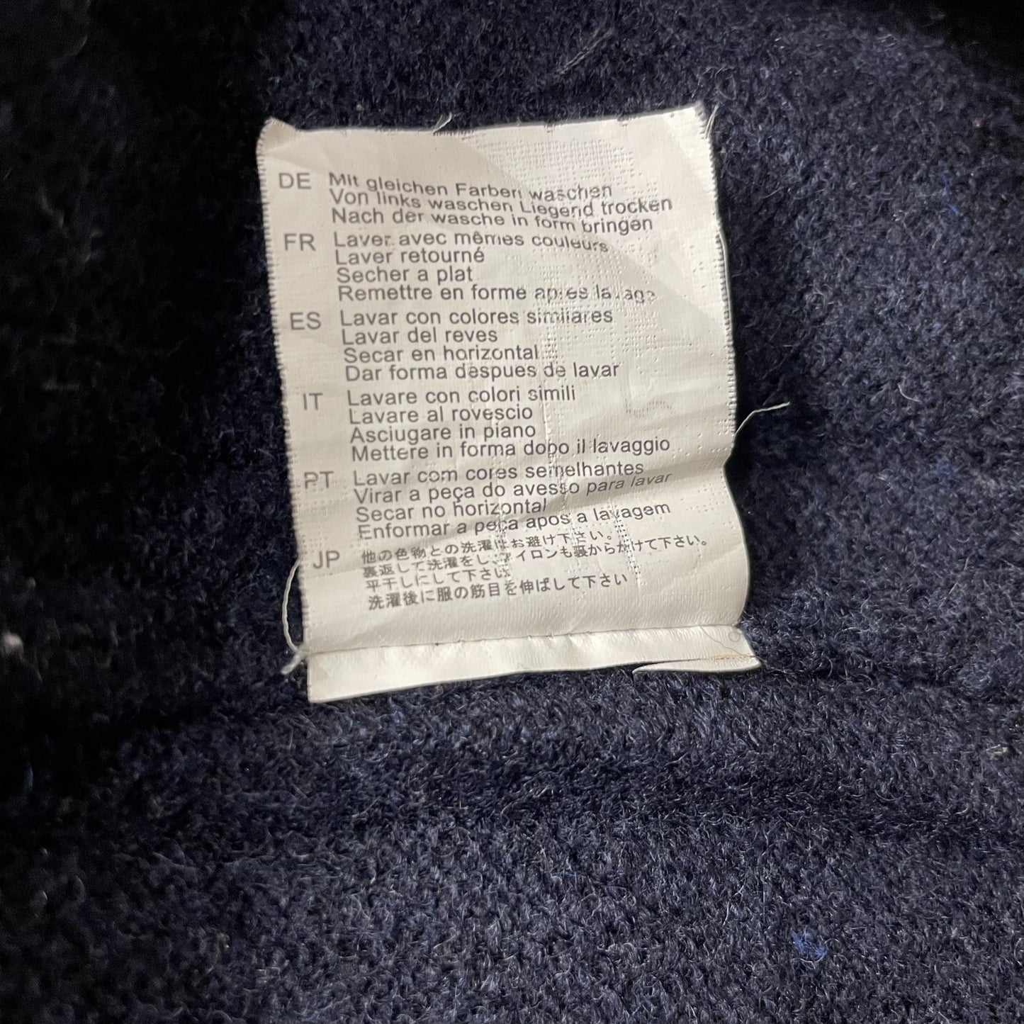 90s SCOTCH&SODA vintage 古着 ビンテージ ウール カーディガン ネイビー
