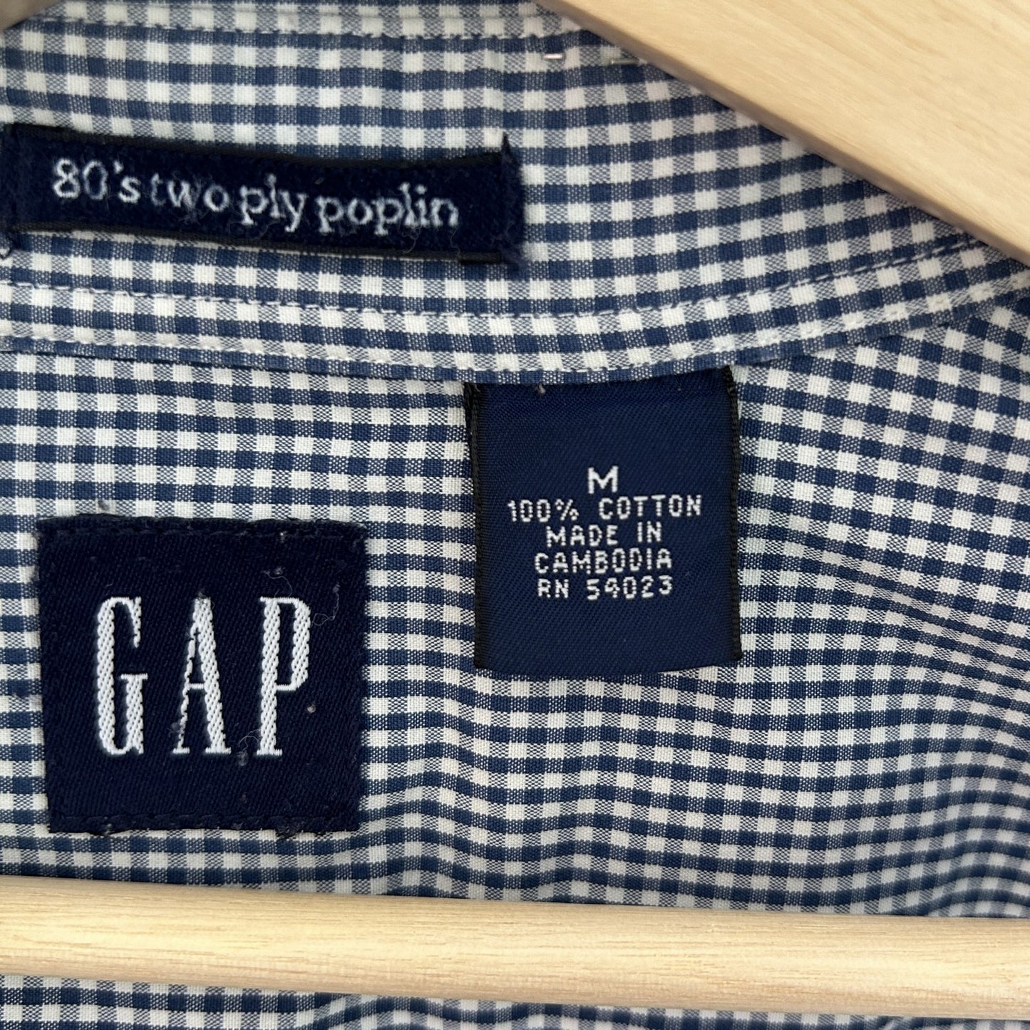 00s OLDGAP vintage ビンテージ 古着 ボタンダウンチェック シャツ 2000年 Mサイズ 長袖シャツ