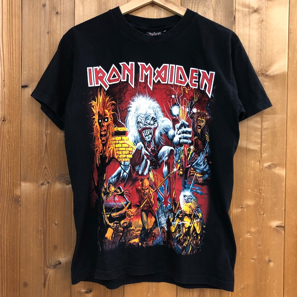 P.K.SPORTS IRON MAIDEN アイアンメイデン バンドTシャツ 半袖 カットソー プリント