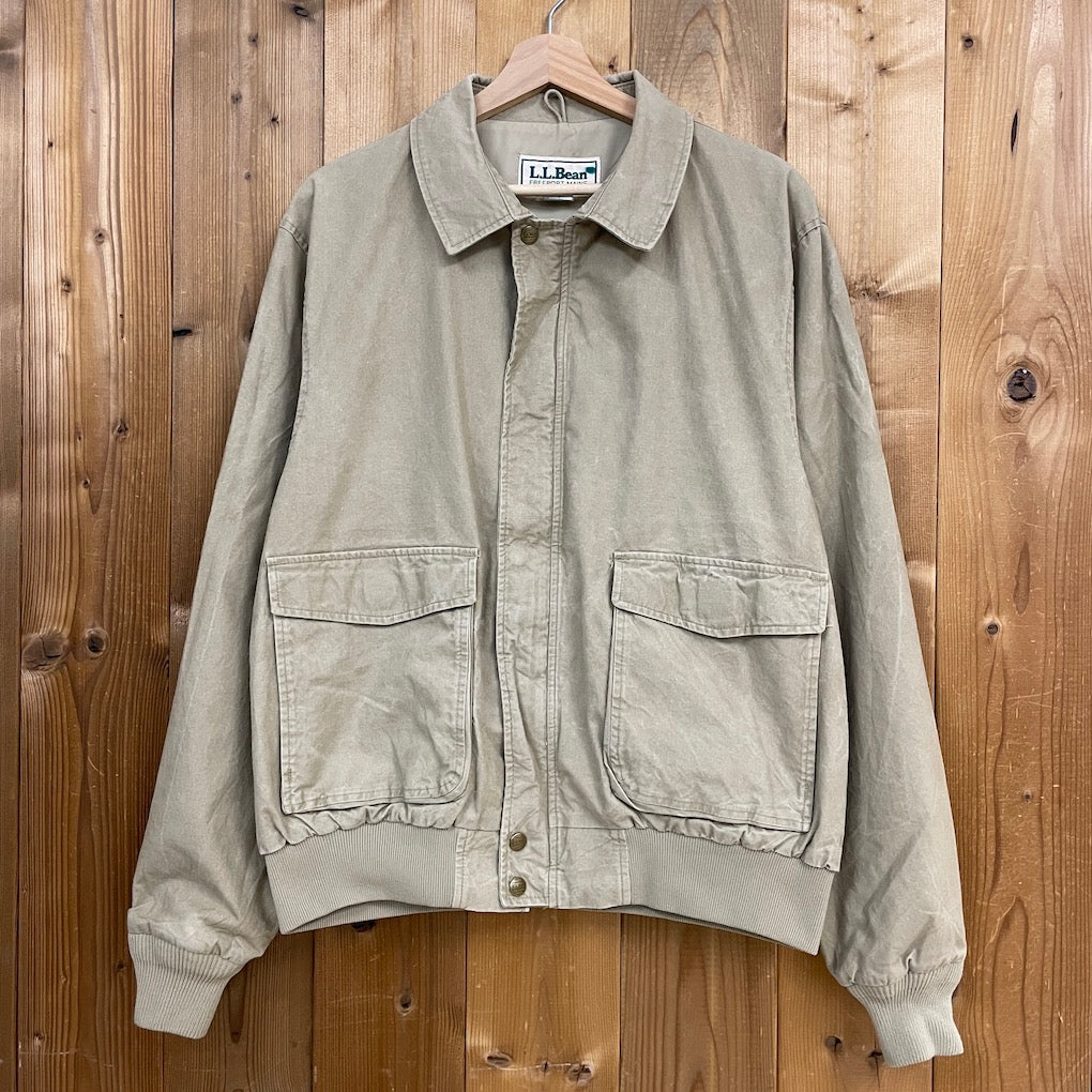 80s vintage USA製 L.L.Bean エルエルビーン A-2Type コットン ...