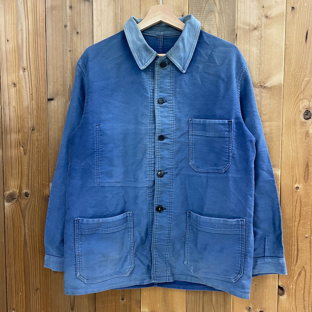 50s 60s vintage MONT ROUGE モンルージュ モールスキンジャケット ワークジャケット フレンチワーク ユーロワーク Euro  work jacket