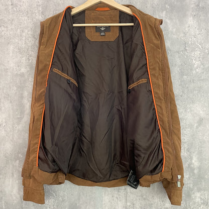00s vintage 古着　ドッカーズ　ベロア　スウェード　タンカースタイプ　ジャケット　リーバイス　DOCKERS