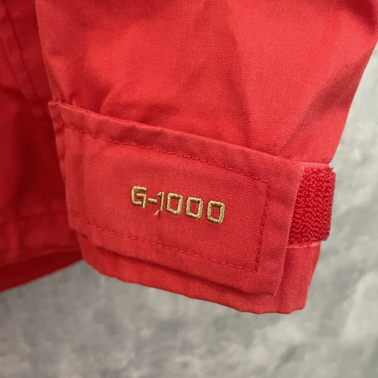 00s vintage 古着　ビンテージ　FJALL RAVEN フェールラーベン　ドローコード　アノラックパーカー　ハーフジップ　テック