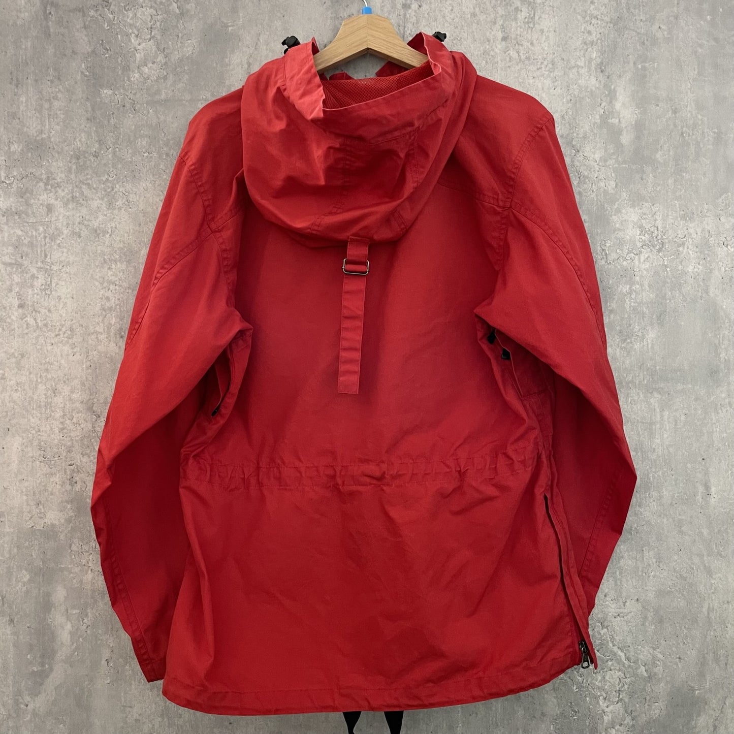 00s vintage 古着　ビンテージ　FJALL RAVEN フェールラーベン　ドローコード　アノラックパーカー　ハーフジップ　テック