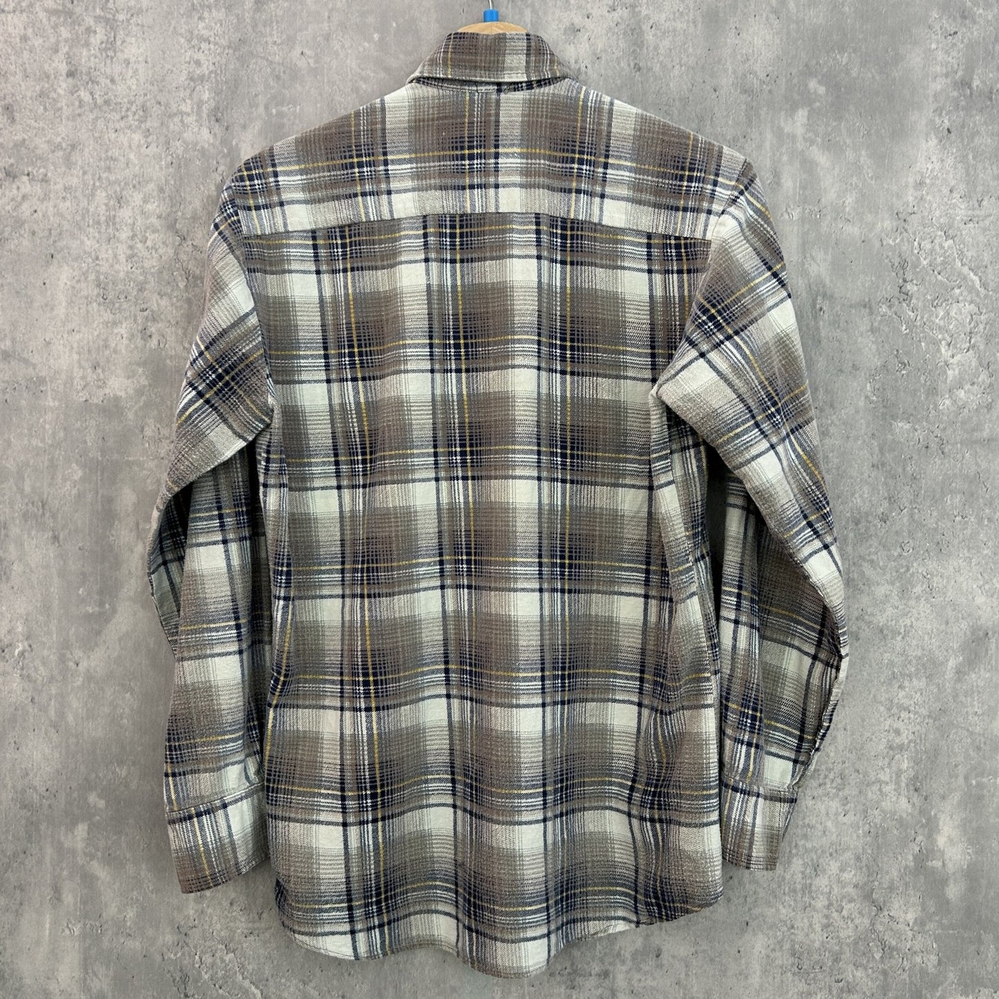 90s vintage 古着　ビンテージ　長袖シャツ　ネルシャツ　ボタンダウン　オンブレチェック