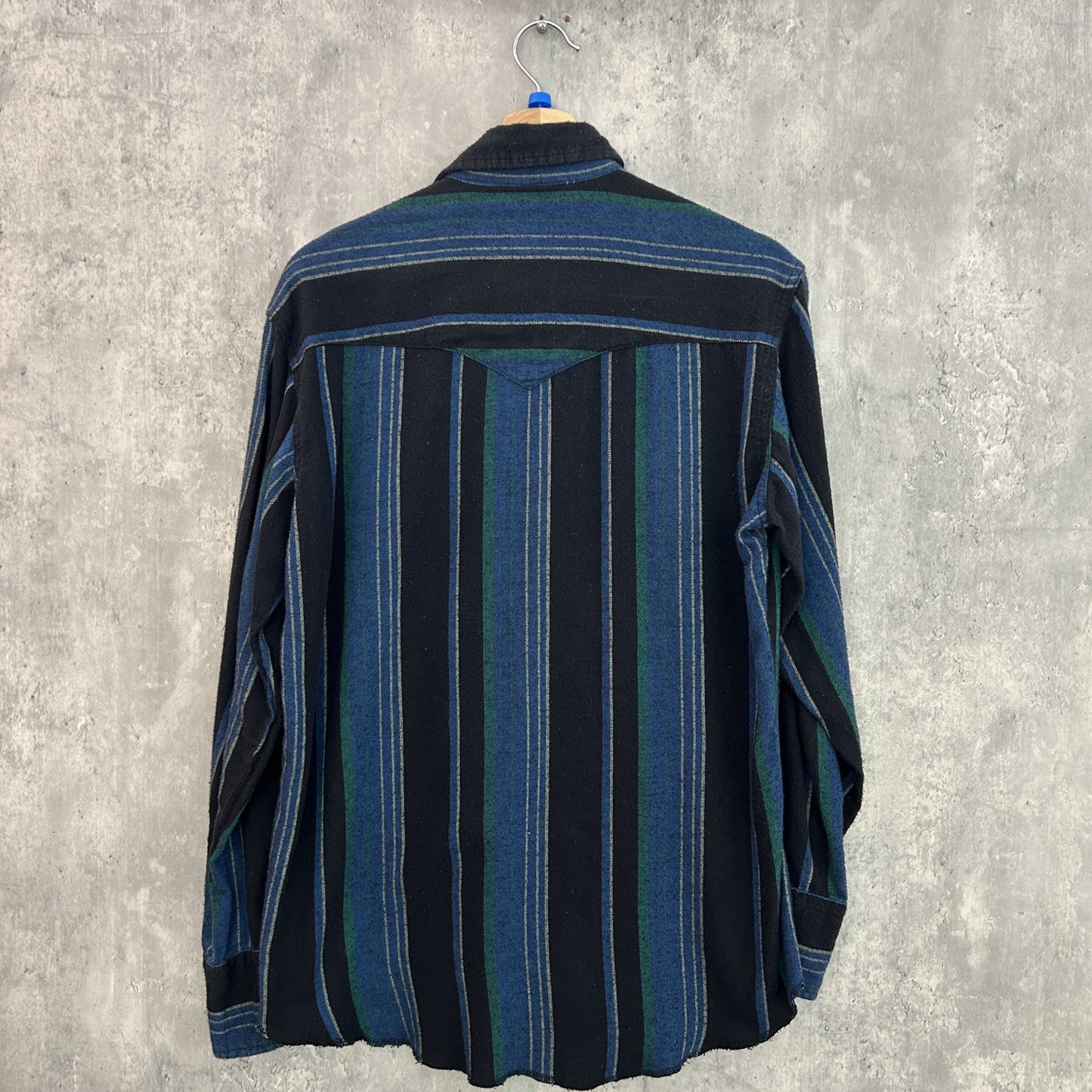 90s vintage 古着　ビンテージ　ラングラー　長袖シャツ　ウエスタンシャツ　ボタンダウン　Wrangler