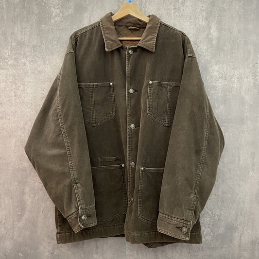 00s vintage 古着　ビンテージ NICO PREMIUM コーデュロイ　カバーオール　アメカジ　ワーク　ダック　ブラウン
