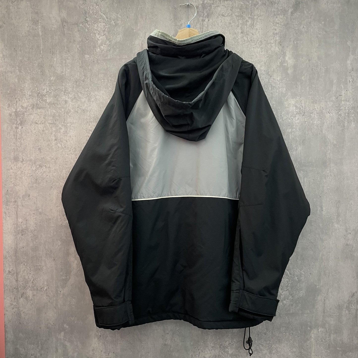 90s vintage 古着　ビンテージ　CHAPS　チャップス　ラルフローレン　ナイロンジャケット　ツートン　ストリート　ドローコード
