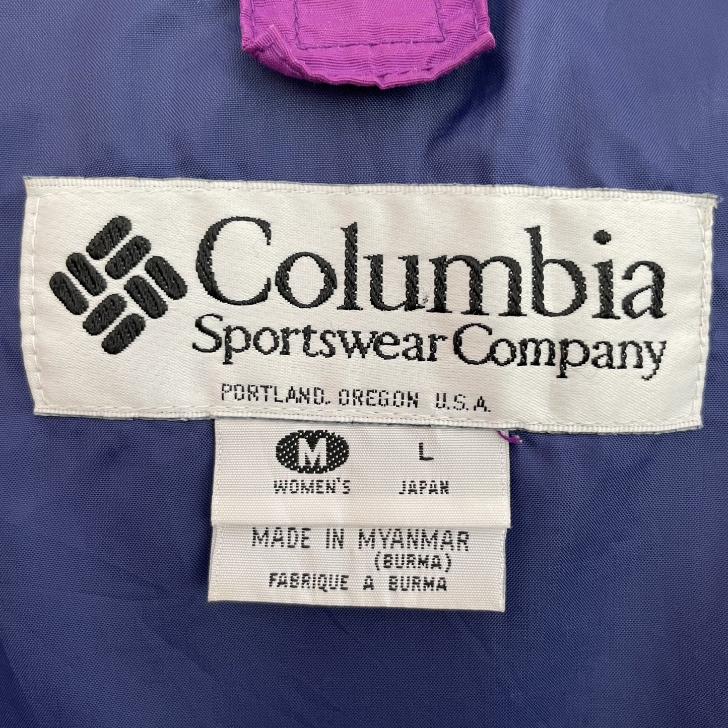00s vintage 古着　ビンテージ　コロンビア　Columbia 　アウトドア　マウンテンジャケット　フルジップ　フード付