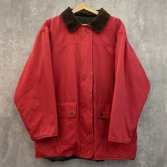 90s vintage 古着　ビンテージ　Coattree リバーシブル　カバーオール　コーデュロイ　ブランケット　フルジップ