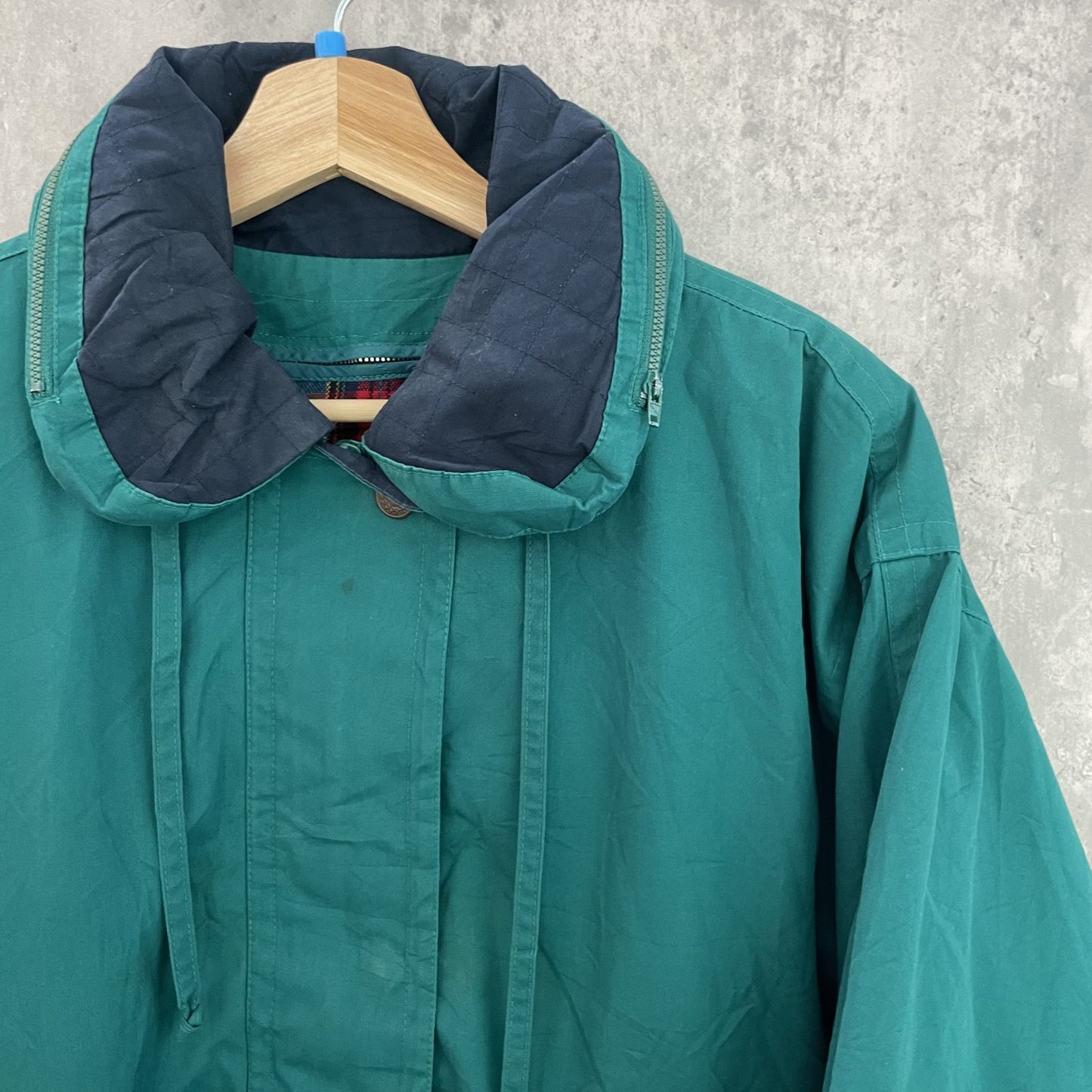 80s vintage 古着　ビンテージ　London FoG ロンドンフォグ　ジャケット　ストリート　カジュアル　フルジップ