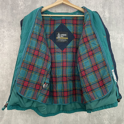 80s vintage 古着　ビンテージ　London FoG ロンドンフォグ　ジャケット　ストリート　カジュアル　フルジップ