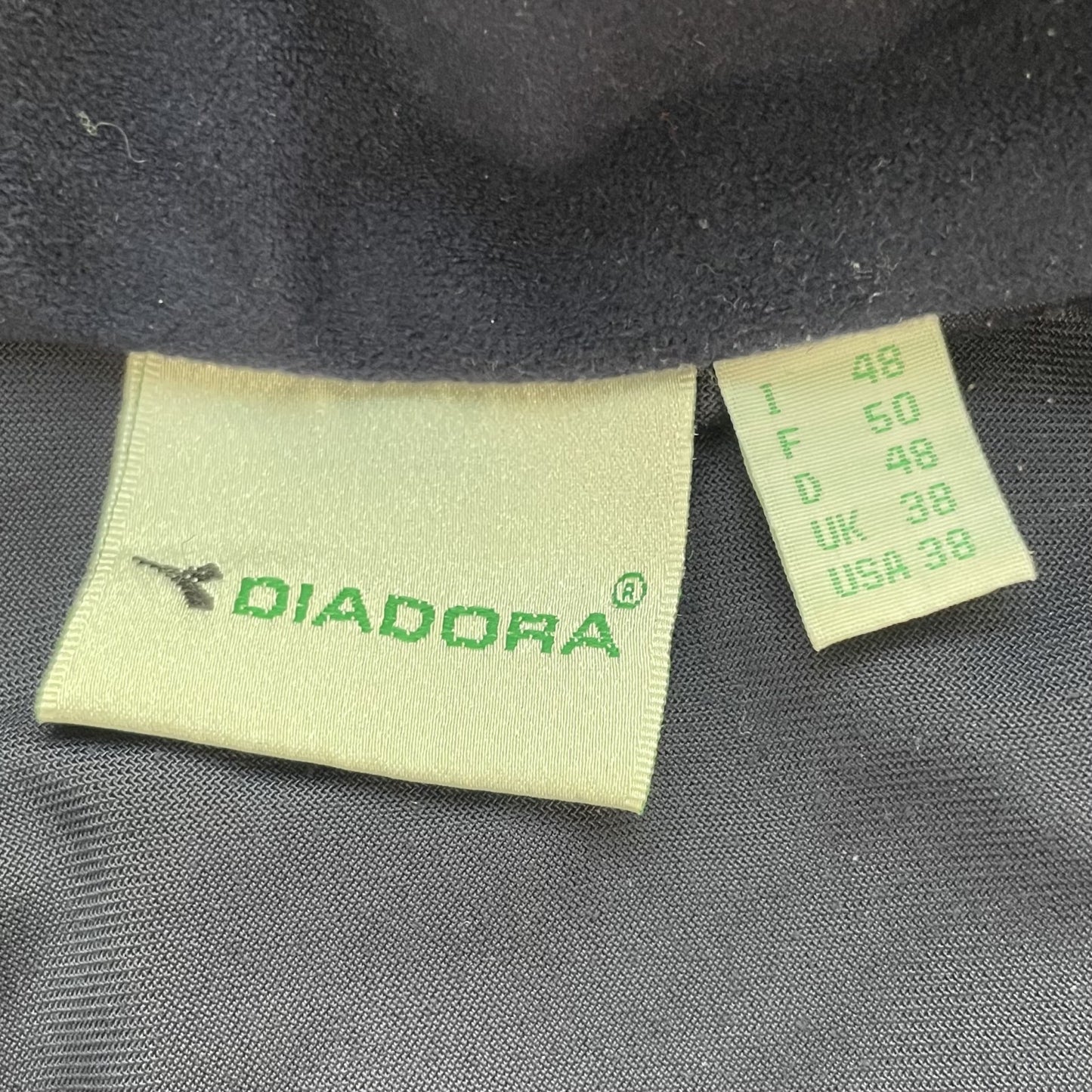 90s vintage 古着　ヴィンテージ　DIADORA ディアドラ　トラックジャケット　ストリート　フルジップ