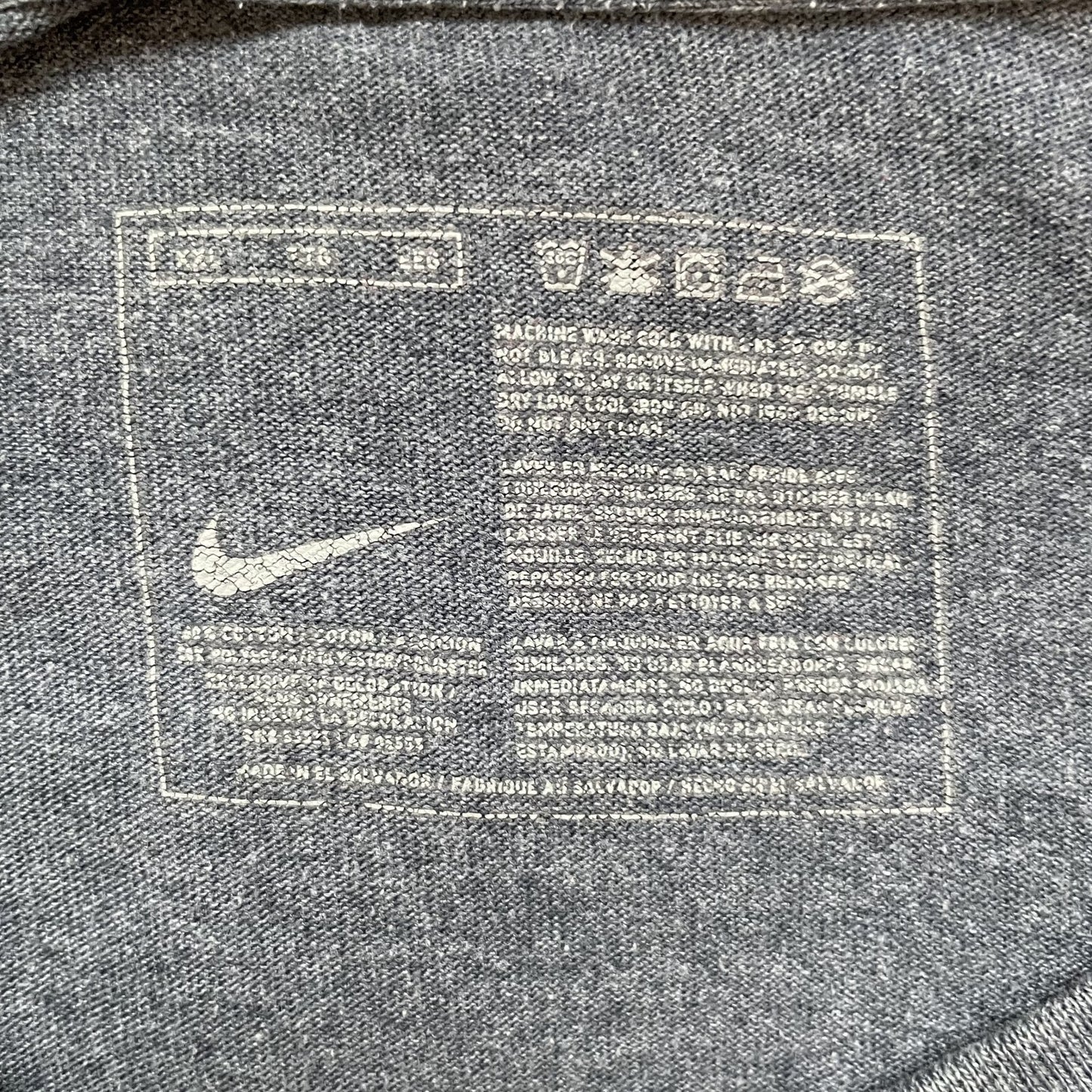 00s vintage 古着　ビンテージ　NIKE ナイキ　刺繍ロゴ　ストリート　オーバーサイズ
