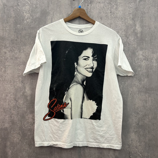 00s vintae 古着　ビンテージ　ミュージックTシャツ　セレーナゴメス　アーティスト　ホワイト