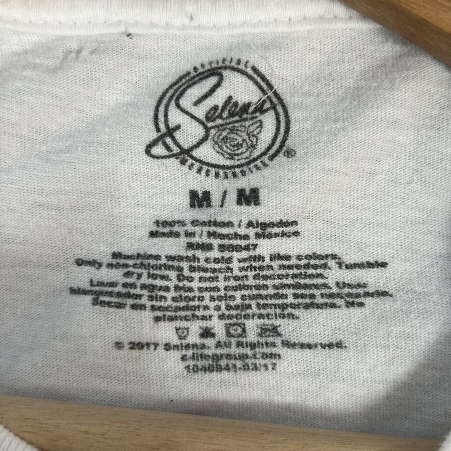 00s vintae 古着　ビンテージ　ミュージックTシャツ　セレーナゴメス　アーティスト　ホワイト