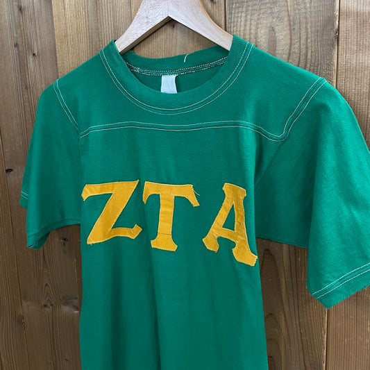 80s vintage USA製 COLUMBUS OHIO コロンブスオハイオ ZTA Tシャツ 半袖 カットソー フットボールシャツ