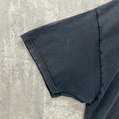 00s FRUIT OF THE LOOM Tribal Dragon ドラゴン フルーツオブザルーム 半袖 Tシャツ 両面プリント 古着 ビンテージ ブラック XL