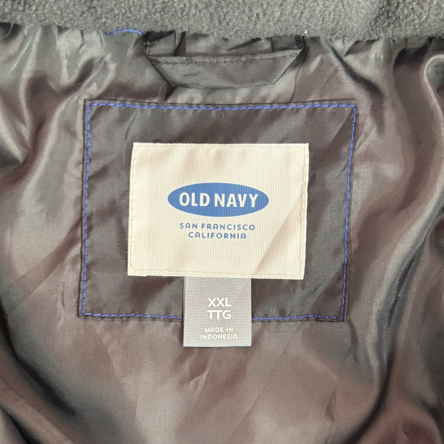00s vintage 古着　ビンテージ　オールドネイビー　OLDNAVY 　ダウンジャケット　カジュアル　紳士　オーバーサイズ　ネイビー