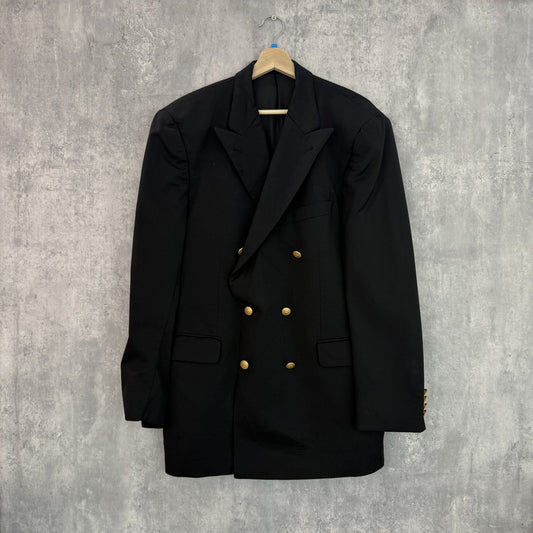 00s vintage 古着　ビンテージ　バーバリー　BURBERRY カジュアル　ダブルテーラードジャケット　シティ