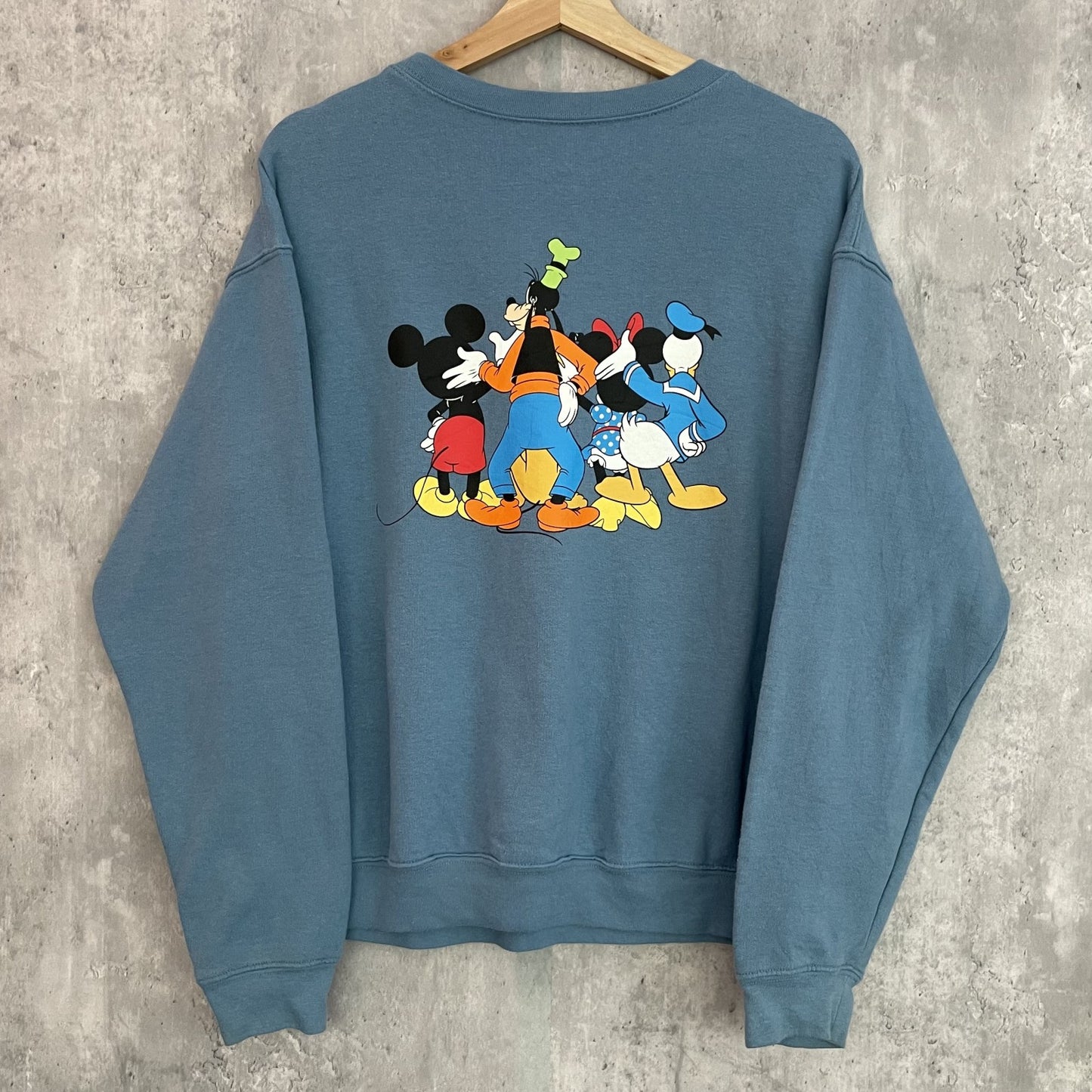 90s vintage 古着　ビンテージ　スウェット　ディズニー　キャラクタープリント　ミッキー　両面プリント　MICKEY