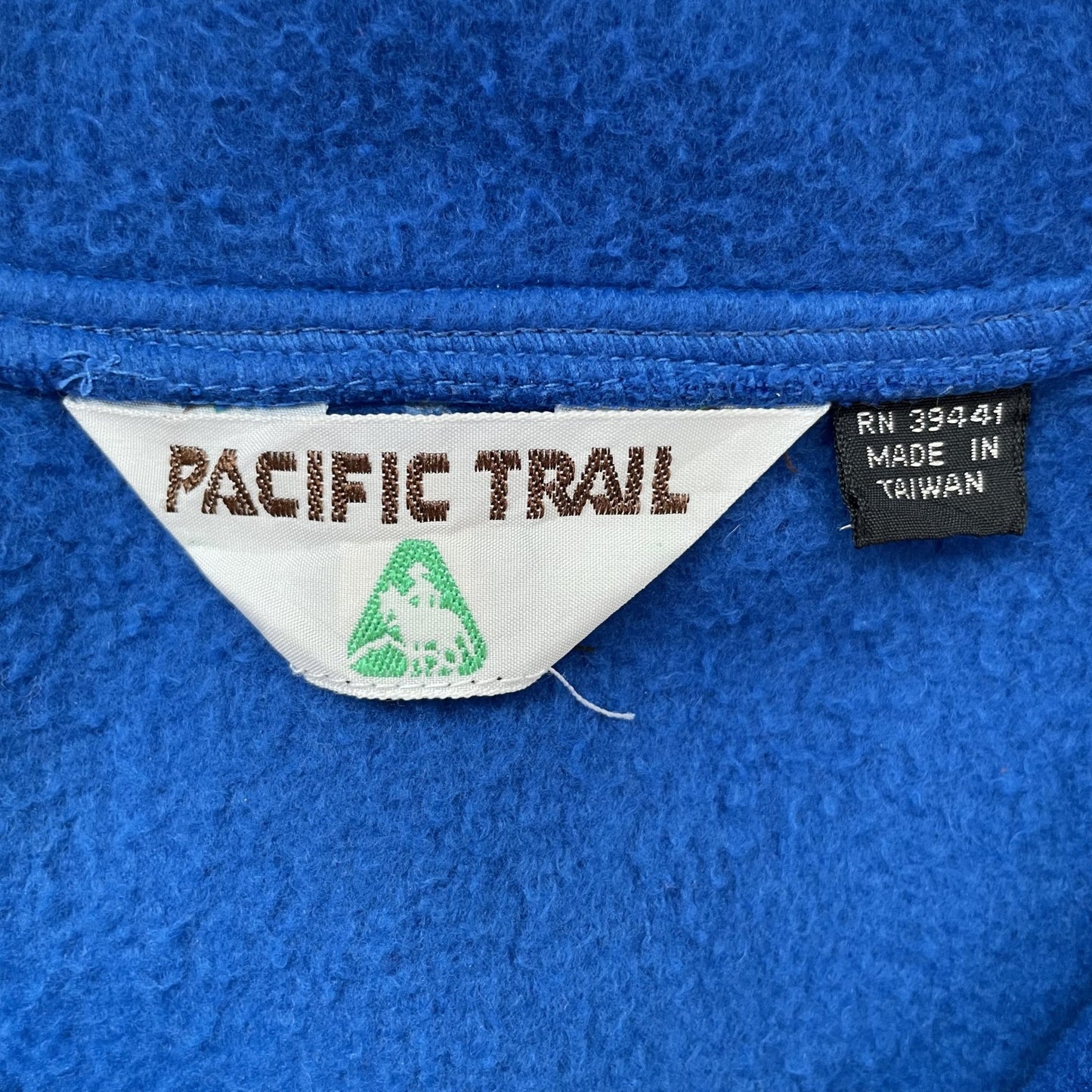 90s vintage 古着　ビンテージ　パシフィックトレイル　PACIFIC TRAIL ハーフジップ　フリース無地