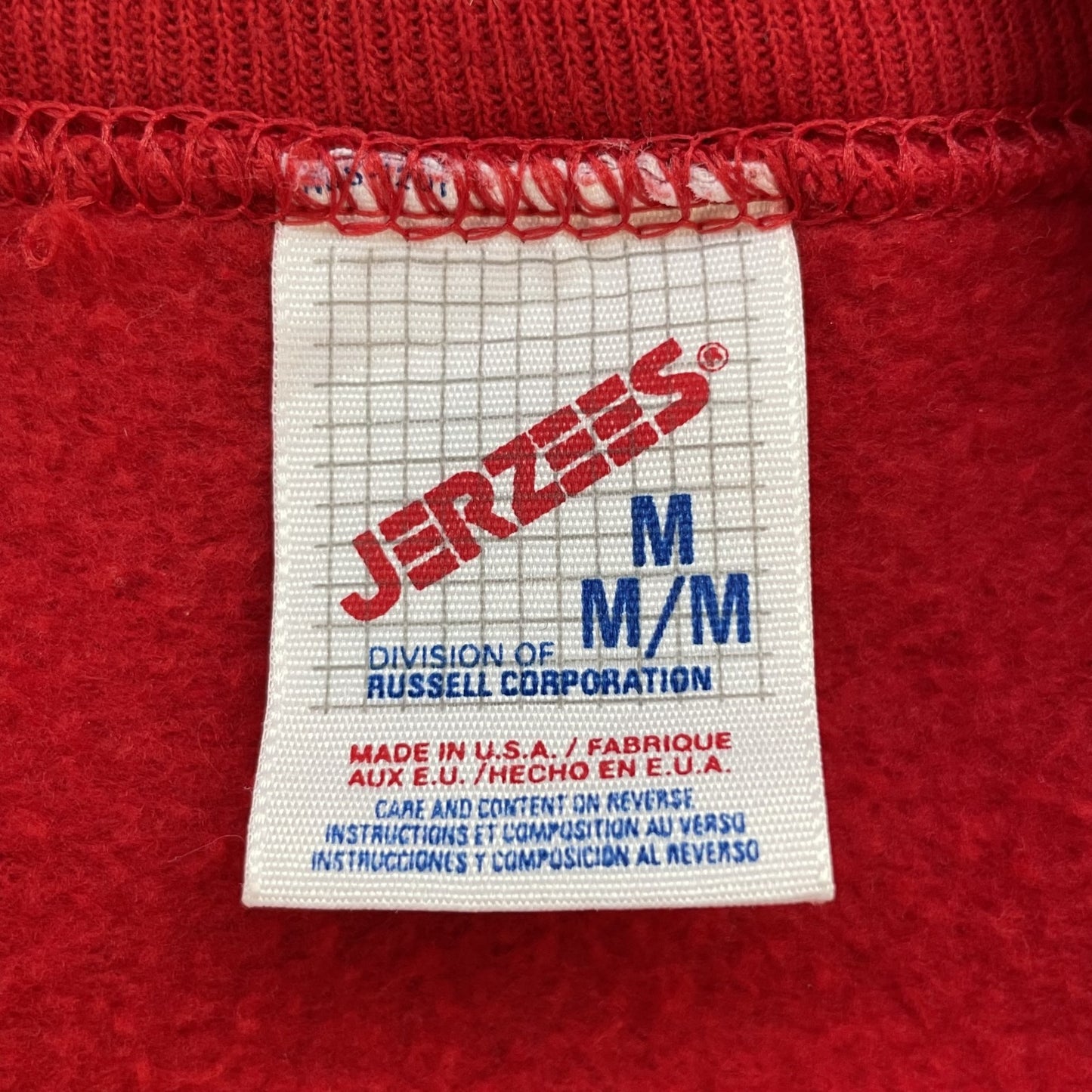 90s vintage 古着　ビンテージ　ジャージーズ　無地スウェット　ワンカラー　USA製　JERZEES