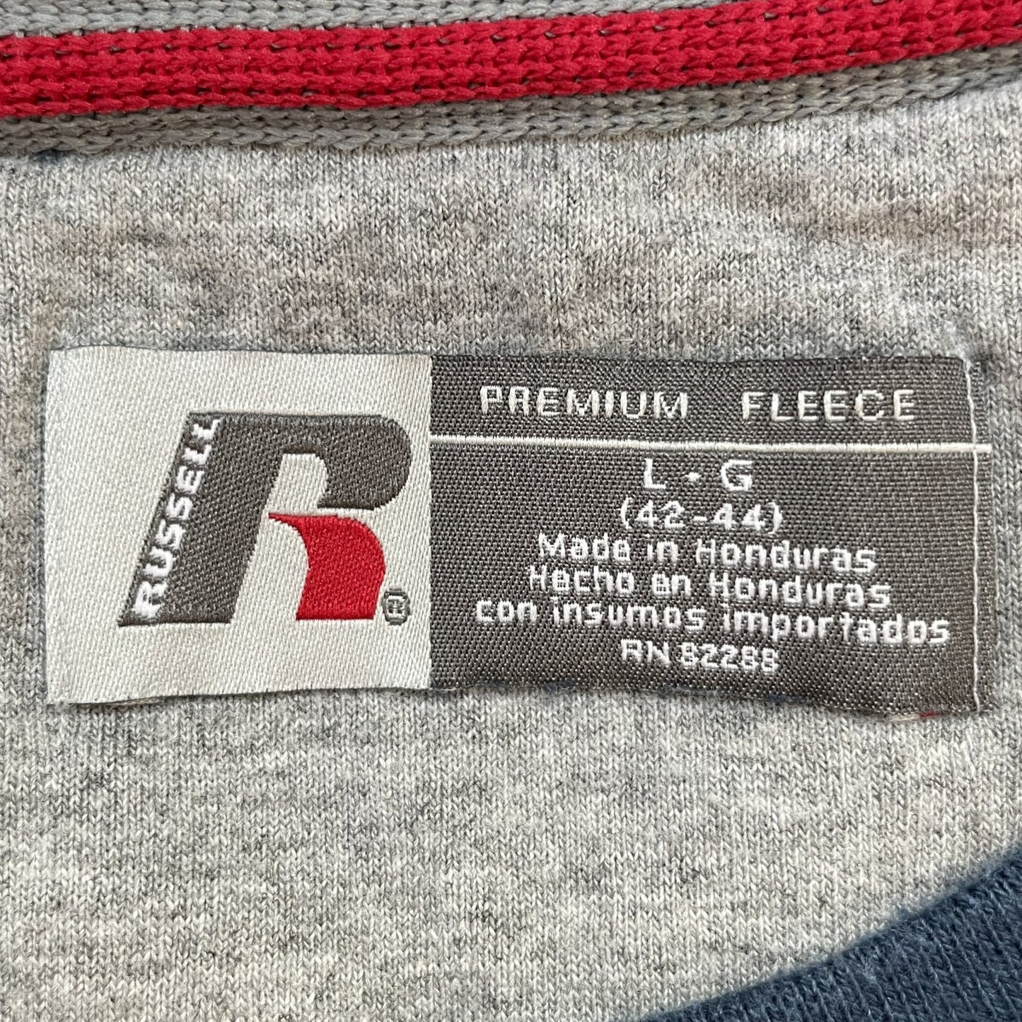 00s vintage 古着　ビンテージ　ラッセル　スウェット　RUSSELL  ロゴ刺繍　トレーナー