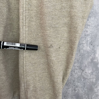90s vintage 古着　ビンテージ　ストレートダウン　StraightDown スウェット　ハーフジップ　USA製　ワンポイント刺繍