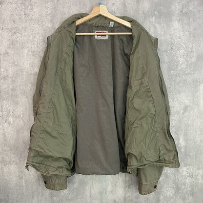 00s vintage 古着　ビンテージ　リーバイス　Levi's トラッカータイプ　ナイロンジャケット　フルジップ　裏地　ストライプ