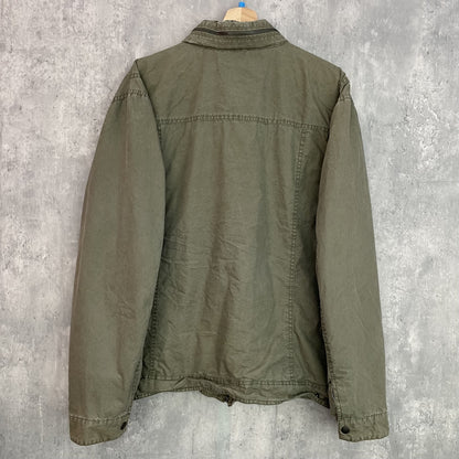00s vintage 古着　ビンテージ　リーバイス　Levi's トラッカータイプ　ナイロンジャケット　フルジップ　裏地　ストライプ