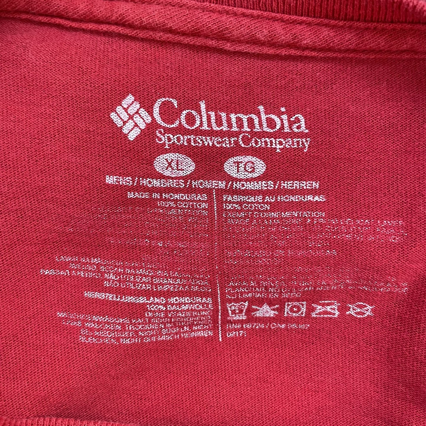 00s vintage 古着　ビンテージ　コロンビア　Coiumbia ロンT 袖プリント　フロントプリント　アウトドア
