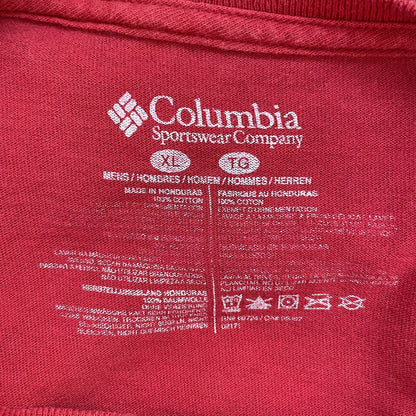 00s vintage 古着　ビンテージ　コロンビア　Coiumbia ロンT 袖プリント　フロントプリント　アウトドア