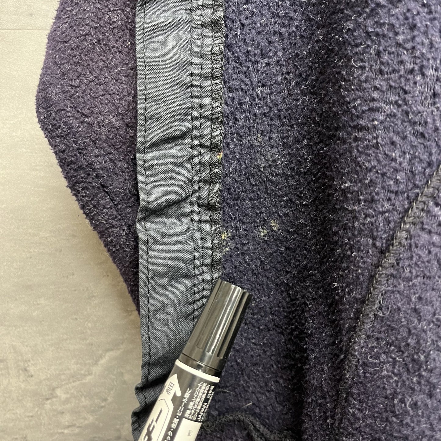 00s vintage 古着　ビンテージ　ACTIONWEST フリースジャケット　フルジップ　ワッペン付　シンプル　メンズ