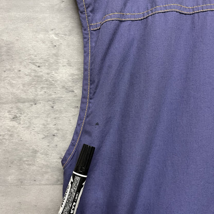 00s vintage 古着　ビンテージ　PATRIOT　ベスト　パープル　ストリート　フルジップ　紫