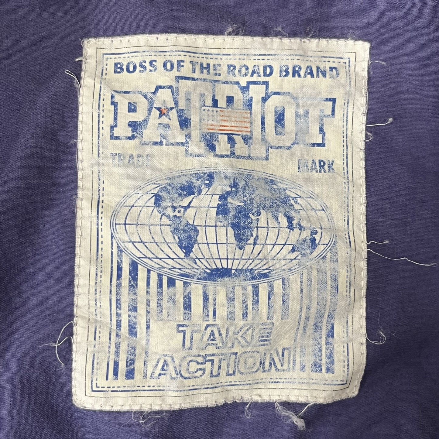 00s vintage 古着　ビンテージ　PATRIOT　ベスト　パープル　ストリート　フルジップ　紫