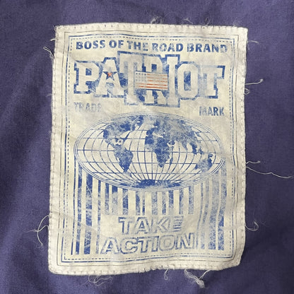 00s vintage 古着　ビンテージ　PATRIOT　ベスト　パープル　ストリート　フルジップ　紫
