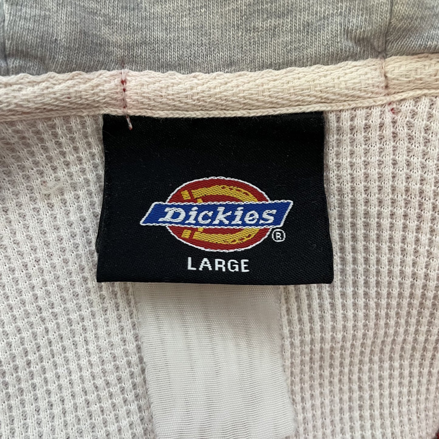 90s vintage 古着　ビンテージ　ディッキーズ　Dickies サーマル　パーカー　無地　ジップアップ　スケーター　ストリート