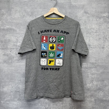 00s vintage 古着　ビンテージ　カジュアル　おもしろT アプリ　エロT アメカジ　ストリート