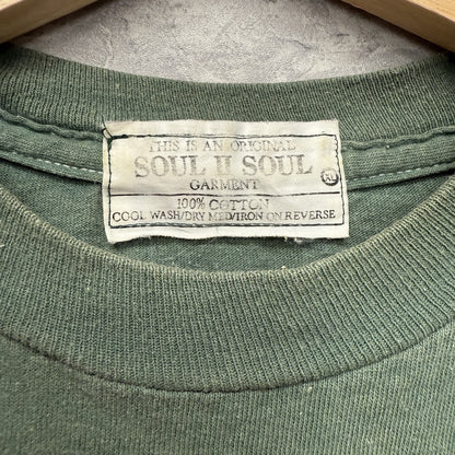 90s vintage 古着　ビンテージ 　Tシャツ　アメカジ　カジュアル　グリーン　メンズ