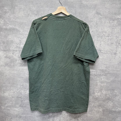 90s vintage 古着　ビンテージ 　Tシャツ　アメカジ　カジュアル　グリーン　メンズ