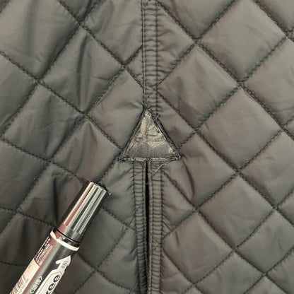 90s vintage 古着　ビンテージ　キルティングジャケット　フルジップ　レディース　袖ロゴ　ラルフローレン RalphLauren