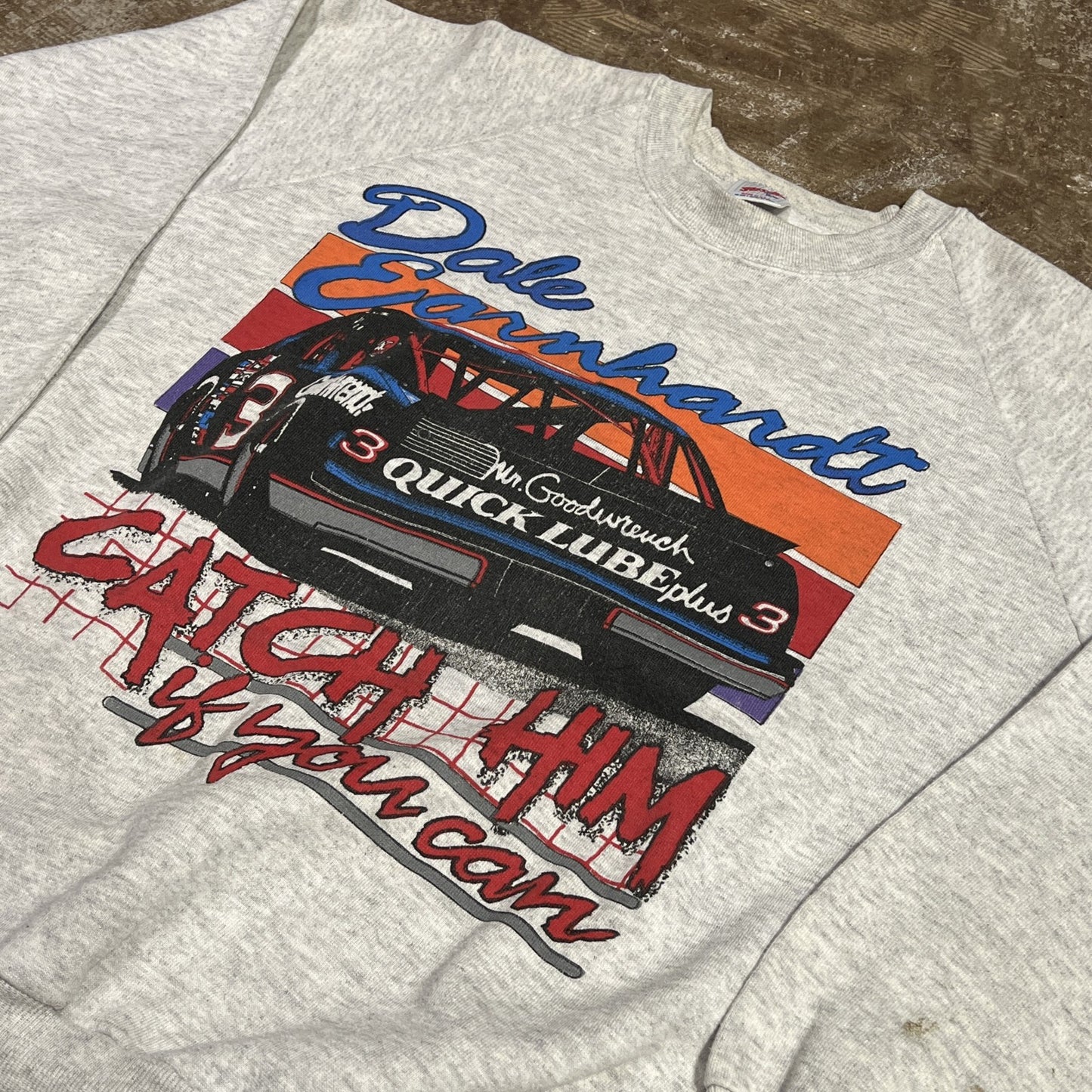 80s JERZEES USA製　Dale Earnhardt　レーシングスウェット　XL