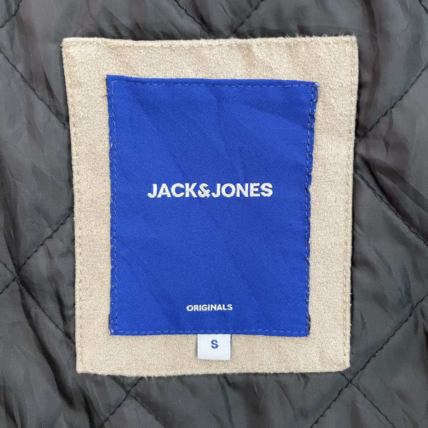 00s vintage 古着　ビンテージ　スタジャン　JACK&JONES 裏地キルティング　ストリート　スナップボタン