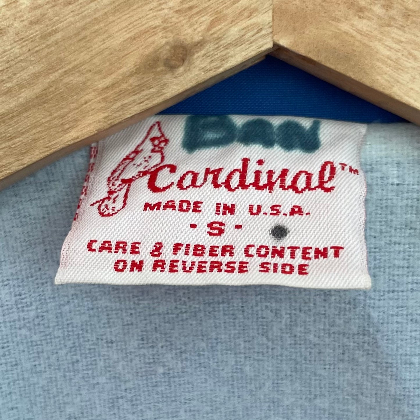 90s vintage Cardinal カーディナル　コーチジャケット　古着　ビンテージ　USA製　スナップ　ブルー