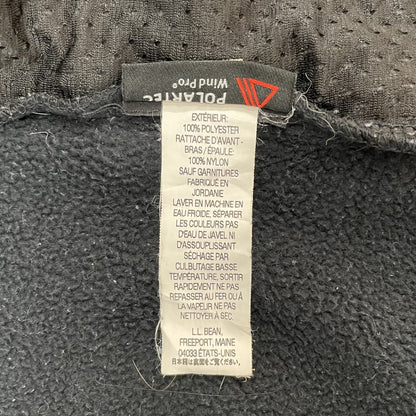 00s vintage 古着　ビンテージ　LLBean エルエルビーン　POLARTC ポーラテック　フリース　ブラック　アウトドア　